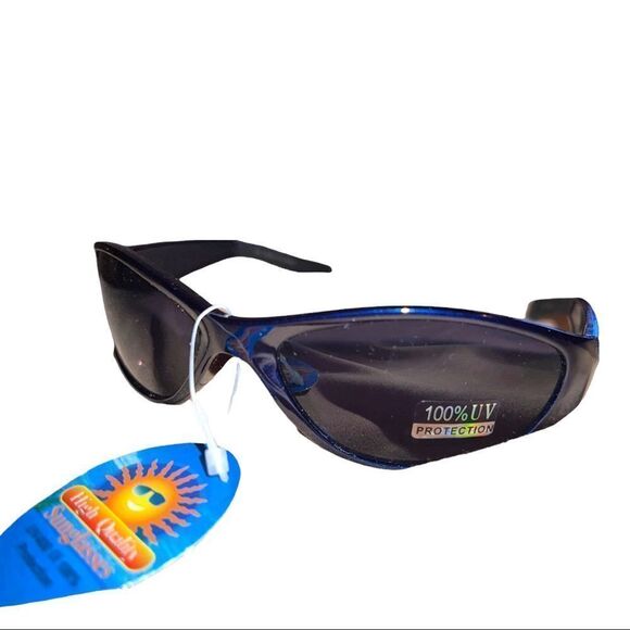 NWT! Blue frame dark tint sunglasses! - Picture 6 of 10